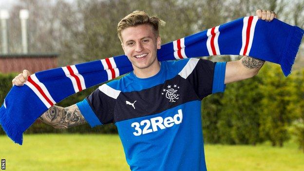 Rangers striker Jason Cummings