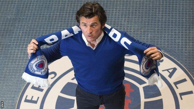 Rangers midfielder Joey Barton