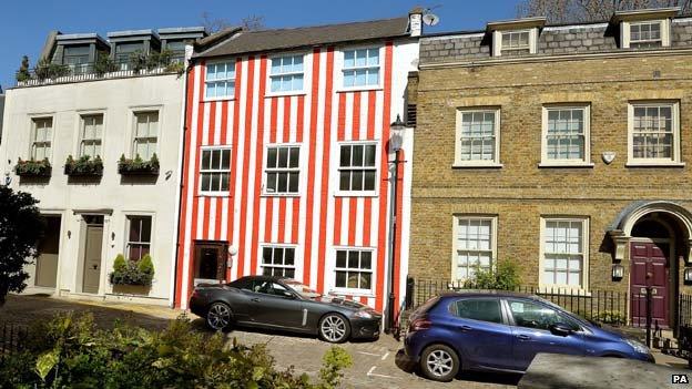 Zipporah Lisle-Mainwaring's house in Kensington