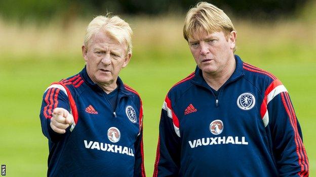 Gordon Strachan and Stuart McCall