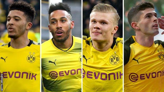 Dortmund players