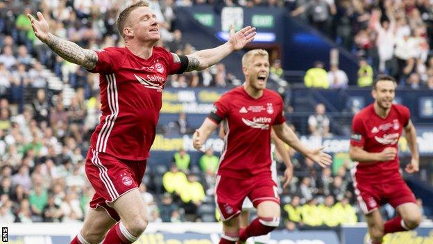 Jonny Hayes spent five years at Aberdeen before joining Celtic in 2017