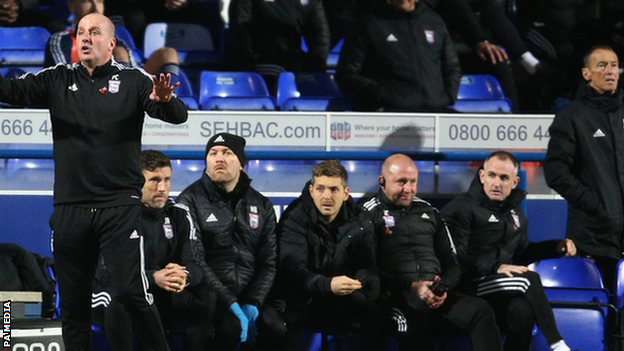 Ipswich have made no mention yet of the future of their backroom staff, which included Franny Jeffers and Gary Roberts