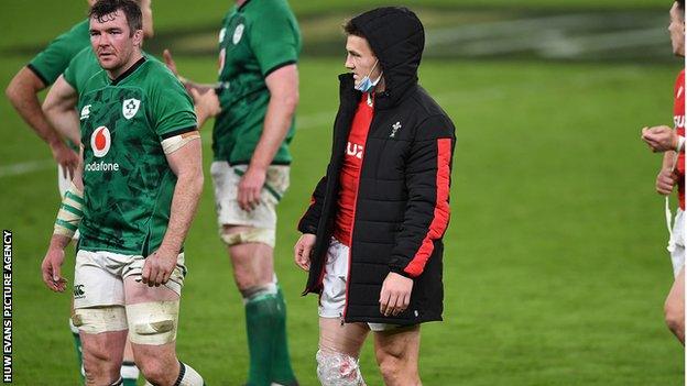 Jonathan Davies won his 84th Wales cap against Ireland