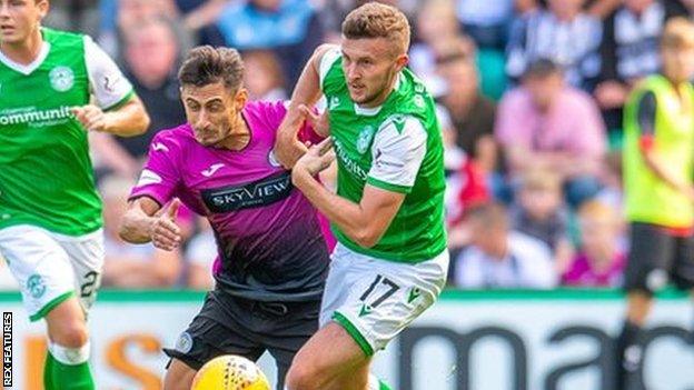 Tom James only made 13 appearances for Hibs after moving north of the border on a three-year deal in the summer of 2019