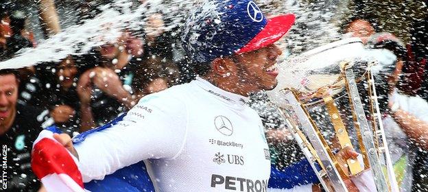 Lewis Hamilton wins the world championship