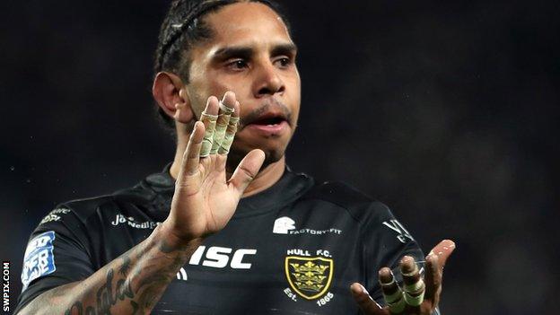 Hull FC half-back Albert Kelly