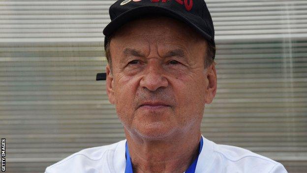 Nigeria coach Gernot Rohr