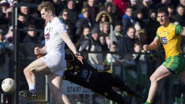 Daniel Flynn scored Kildare's first-half goal at Ballyshannon