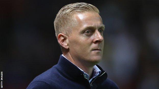 Leeds United head coach Garry Monk