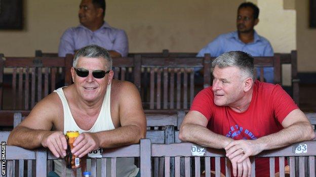 England fans in Sri Lanka