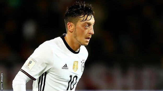 Arsenal and Germany midfielder Mesut Ozil