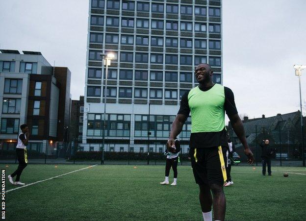 Efe Obada at the Big Kid event