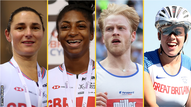 Sarah Storey, Kadeena Cox, Jonnie Peacock and Hannah Cockroft