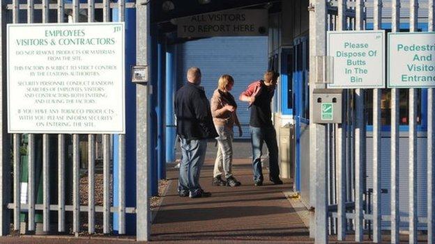 Staff at the Ballymena plant have been left shocked by the job losses