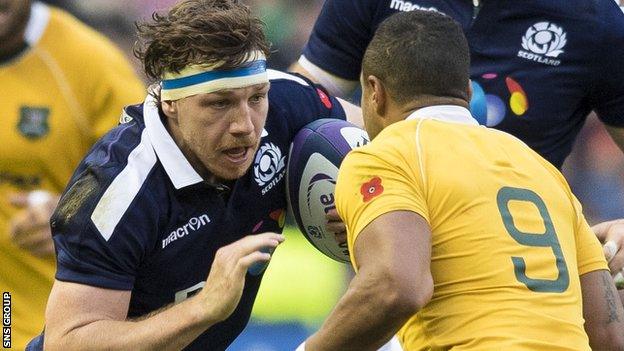 Scotland flanker Hamish Watson