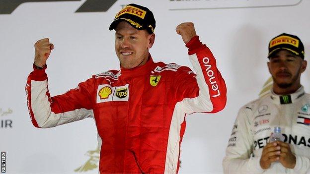 Sebastian Vettel and Lewis Hamilton