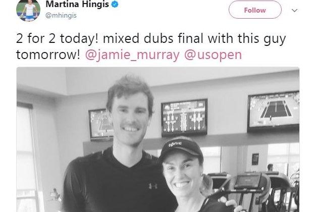 Martina Hingis and Jamie Murray