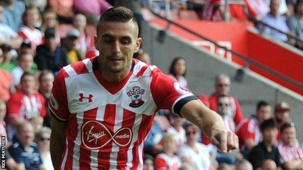 Southampton forward Dusan Tadic