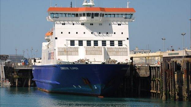 Commodore Clipper in Guernsey's St Peter Port Harbour