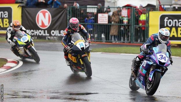 Alastair Seeley led home Davey Todd and Jeremy McWilliams