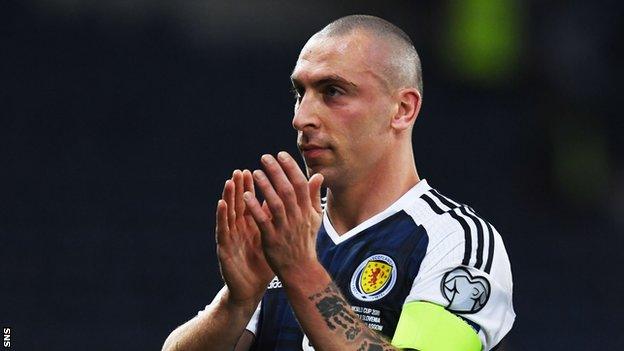 Scotland midfielder Scott Brown