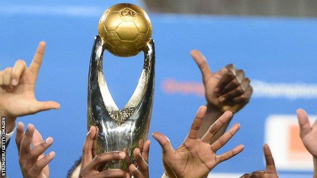 African Champions League trophy