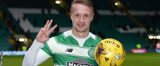 Celtic striker Leigh Griffiths