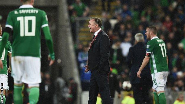 Northern Ireland manager Michael O'Neill