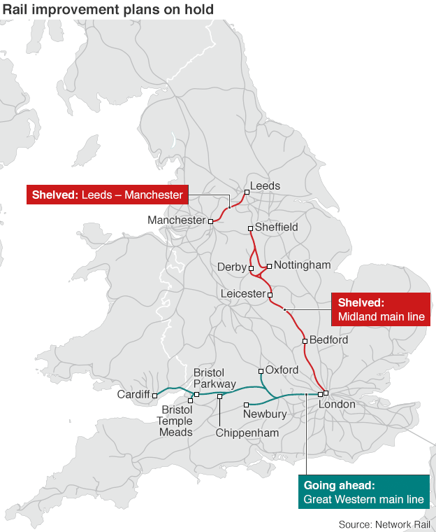 Map: Routes affected by latest announcement