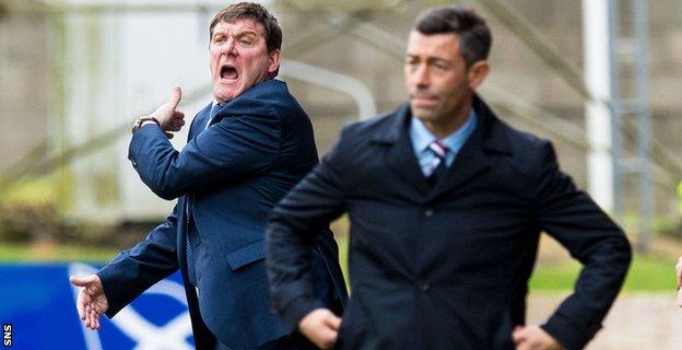 Tommy Wright and Pedro Caixinha