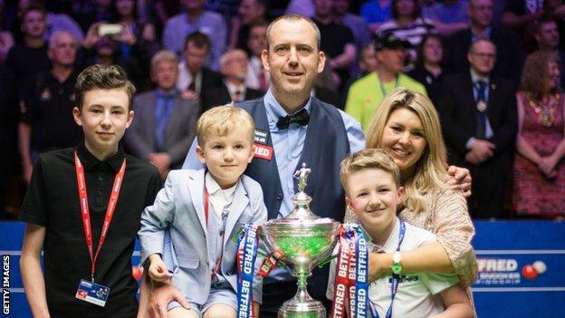 Mark Williams and his family
