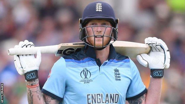 England's Ben Stokes looks disappointed