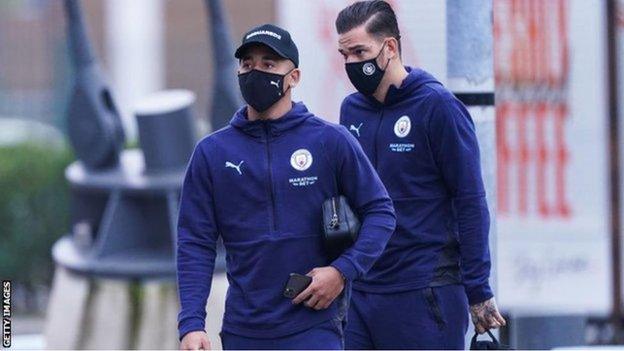 Manchester City duo Gabriel Jesus and Ederson