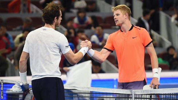 Andy Murray and Kyle Edmund