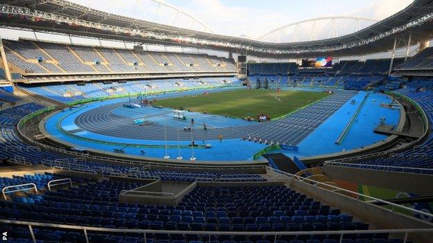 The Olympic Stadium in Rio