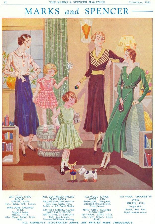 Marks & Spencer magazine, Christmas 1932