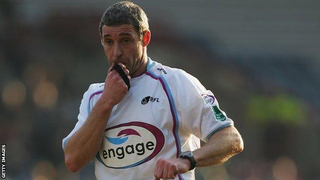 Super League referee Ian Smith