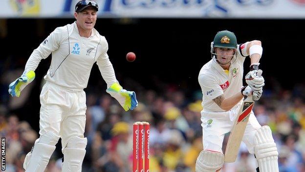 Brendon McCullum and Michael Clarke