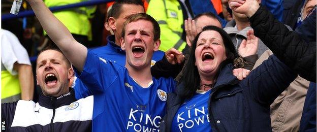 Leicester fans