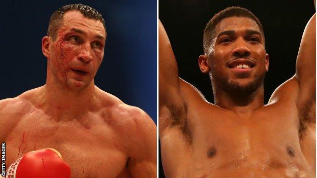 Wladimir Klitschko and Anthony Joshua