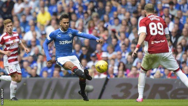 Harry Forrester set up Rangers' equaliser on Saturday