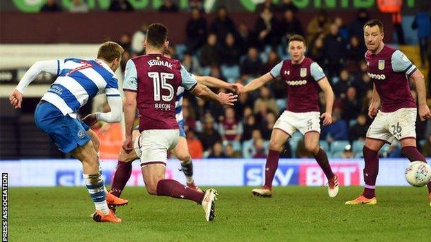 Luke Freeman's late third goal sealed victory for QPR at Villa Park