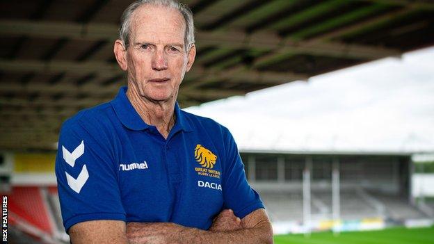 Great Britain Lions head coach Wayne Bennett