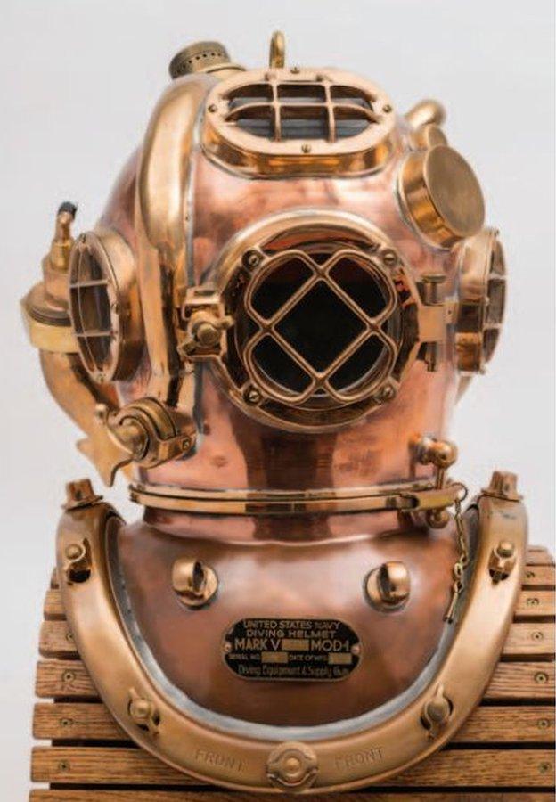 US Navy Helium diving helmet