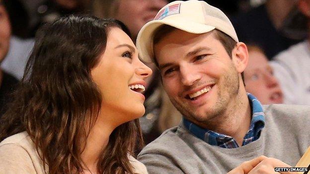 Ashton Kutcher and Mila Kunis