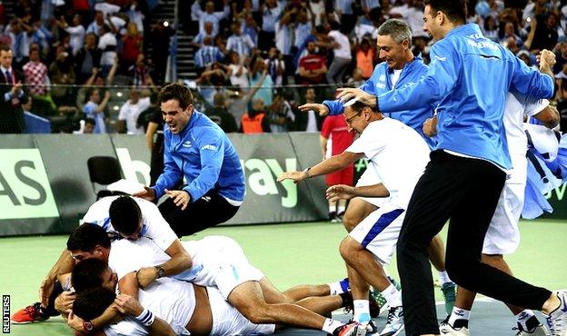 Argentina celebrate