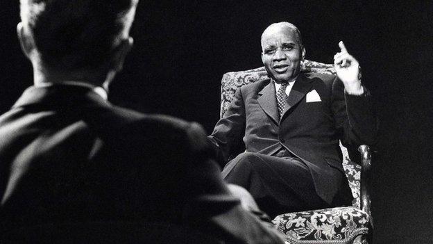 Hastings Banda in a BBC interview in 1960