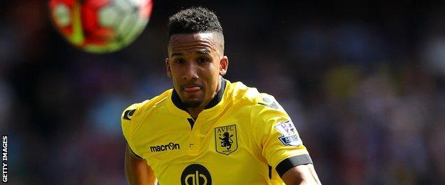 Scott Sinclair in action for Aston Villa