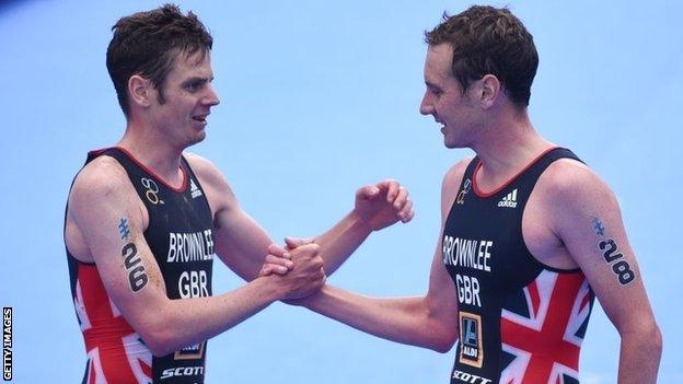 The Brownlee brothers - Alistair (right) and Jonny - are expected to contest gold in Australia